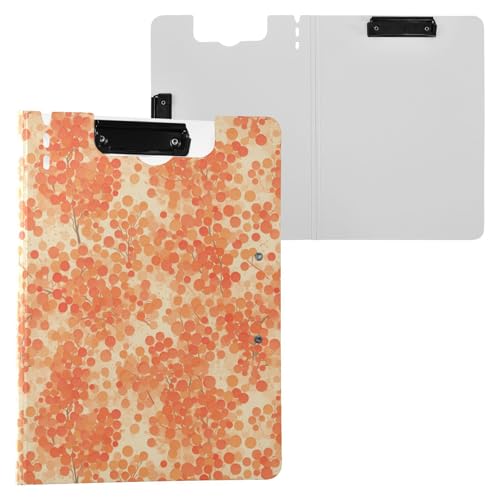 Klemmbrett mit Mappe, rote Punkte, A4-Klemmbrett, Binderfolio, Doppelclips, Stifthalter, Still-Clipboard mit festem Einband Klemmbrett mit Mappe, rote Punkte, A4-Klemmbrett, Binderfolio, Doppelclips, Stifthalter, Still-Clipboard mit festem Einband von Yuiboo
