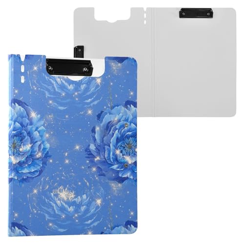 Klemmbrett mit Mappe Blau Nelke Blumen A4 Klemmbrett Folio Binder Zwei Metallclips Stifthalter Schule Klemmbrett mit Abdeckung Klemmbrett mit Mappe Blau Nelke Blumen A4 Klemmbrett Folio Binder Zwei Metallclips Stifthalter Schule Klemmbrett mit Abdeckung von Yuiboo