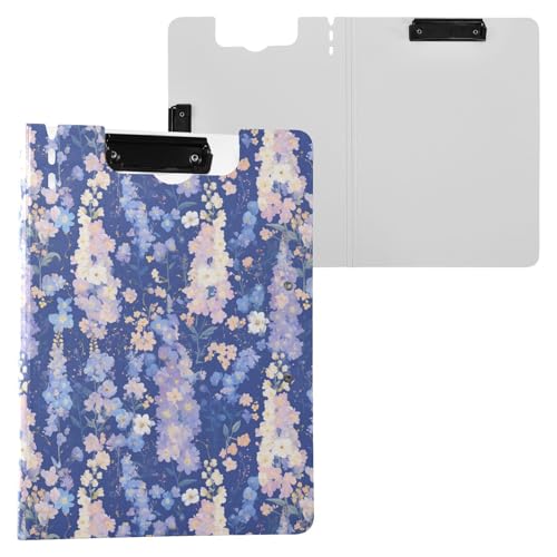 Klemmbrett mit Ordner Beauty Lila Blumen A4 Clipfolio Horizontal und Vertikal Doppelclips Still-Klemmbrett mit Abdeckung Klemmbrett mit Ordner Beauty Lila Blumen A4 Clipfolio Horizontal und Vertikal Doppelclips Still-Klemmbrett mit Abdeckung von Yuiboo