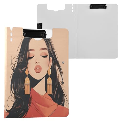 Klemmbrett mit Ordner Latina Frauen A4 Klemmbrett Binderfolio Doppelclips Stifthalter Büro Klemmbrett mit Abdeckung Klemmbrett mit Ordner Latina Frauen A4 Klemmbrett Binderfolio Doppelclips Stifthalter Büro Klemmbrett mit Abdeckung von Yuiboo