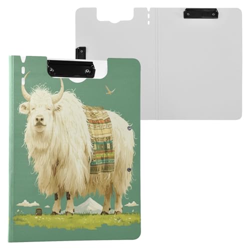 Klemmbrettmappe Big White Yak A4 Clipfolio Horizontal und Vertikal Doppelclips Schule Klemmbrett mit Deckel Klemmbrettmappe Big White Yak A4 Clipfolio Horizontal und Vertikal Doppelclips Schule Klemmbrett mit Deckel von Yuiboo