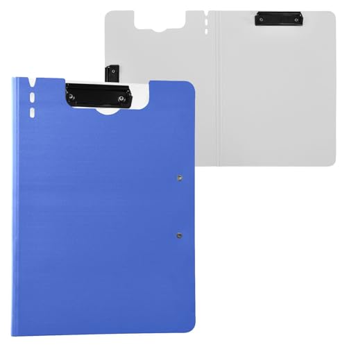 Klemmbrettmappe Königsblau A4 Klemmbrett mit Padfolio Doppelte Metallclips Stifthalter Still-Clipboard mit Abdeckung Klemmbrettmappe Königsblau A4 Klemmbrett mit Padfolio Doppelte Metallclips Stifthalter Still-Clipboard mit Abdeckung von Yuiboo