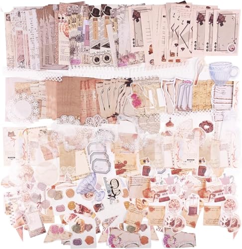 260stk Vintage Scrapbook Zubehör Set Aufkleber Vintage Scrapbooking Sticker Scrapbooking Papier Scrapbook Set Aufkleber Vintage Sticker Journaling Sticker Deko Papier Aufkleber Vintage 260stk Vintage Scrapbook Zubehör Set Aufkleber Vintage Scrapbooking Sticker Scrapbooking Papier Scrapbook Set Aufkleber Vintage Sticker Journaling Sticker Deko Papier Aufkleber Vintage von Yukiyi