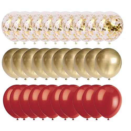 60 Stück 12 Zoll Helium Ballons Rot Gold Luftballons Rot Gold Ballons Rot Gold Latex Ballons Und Gold Konfetti Helium Luftballons Rot Geburtstagsdeko Für Mädchen Hochzeit, Abschluss Dekoration 60 Stück 12 Zoll Helium Ballons Rot Gold Luftballons Rot Gold Ballons Rot Gold Latex Ballons Und Gold Konfetti Helium Luftballons Rot Geburtstagsdeko Für Mädchen Hochzeit, Abschluss Dekoration von Yukiyi