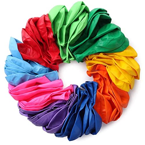 60 Stück Helle Regenbogen-Ballons Set 12 Zoll, 10 Sortierte Farben Multicolor Latex Ballons für Helium, Geburtstag und Pastell-Party Dekorationen 60 Stück Helle Regenbogen-Ballons Set 12 Zoll, 10 Sortierte Farben Multicolor Latex Ballons für Helium, Geburtstag und Pastell-Party Dekorationen von Yukiyi