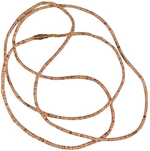 Yuktha Eternals Jagannath Tulsi Bead Runde Form einlagig Kanthi Mala für Hals (43,18 cm, mehrfarbig) von Yuktha