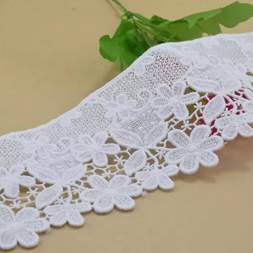 Yulakes 3 Yards Baumwolle spitzenband Vintage Häkelband Spitze Borte Häkelspitze Häkel-Borte Spitzenband für Nähen Handwerk Hochzeit Deko Scrapbooking Geschenkbox 8.5cm Yulakes 3 Yards Baumwolle spitzenband Vintage Häkelband Spitze Borte Häkelspitze Häkel-Borte Spitzenband für Nähen Handwerk Hochzeit Deko Scrapbooking Geschenkbox 8.5cm von Yulakes