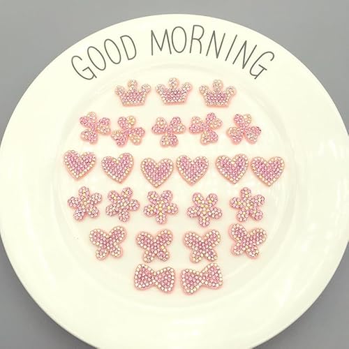 Yulakes 36Pcs Herz Rosa Krone Strass Eisen auf Patches AppliquesIron Iron On Glitter Bling Strass Appliques Patches für Kleidung Schuhe Taschen Hüte Reparatur Dekoration und DIY Zubehör Yulakes 36Pcs Herz Rosa Krone Strass Eisen auf Patches AppliquesIron Iron On Glitter Bling Strass Appliques Patches für Kleidung Schuhe Taschen Hüte Reparatur Dekoration und DIY Zubehör von Yulakes