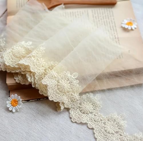 Yulakes 5 Meter/lot Breite 12cm Beige Baumwolle Spitzenband Stoff Spitze Ziemliche Qualität gestickte Spitze Stoffe Spitzenstoff Frauen Kleidung DIY Yulakes 5 Meter/lot Breite 12cm Beige Baumwolle Spitzenband Stoff Spitze Ziemliche Qualität gestickte Spitze Stoffe Spitzenstoff Frauen Kleidung DIY von Yulakes