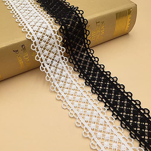 Yulakes 5 Yard Blumen embroidery spitzenband Spitzenbordüre Spitzenband Vintage Häkelband Spitze Borte Häkelspitze Häkel-Borte für Nähen Handwerk Hochzeit Deko Scrapbooking Geschenkbox 3.5cm (Schwarz) Yulakes 5 Yard Blumen embroidery spitzenband Spitzenbordüre Spitzenband Vintage Häkelband Spitze Borte Häkelspitze Häkel-Borte für Nähen Handwerk Hochzeit Deko Scrapbooking Geschenkbox 3.5cm (Schwarz) von Yulakes