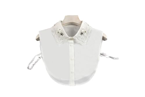 Yulakes Fashion Kragen Vintage Elegante Damenhalb Fälschungs-Kragen Fake Hemd Bluse Kragen Weiß Abnehmbare Hälfte Hemd-Style 9 Yulakes Fashion Kragen Vintage Elegante Damenhalb Fälschungs-Kragen Fake Hemd Bluse Kragen Weiß Abnehmbare Hälfte Hemd-Style 9 von Yulakes