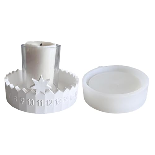 Silikonform Adventskalender, Adventskalender 2024 Silikonform Kerzenhalter,Kerzenhalter Gießformen Silikon Mit 1-24 Zahl,Silikonform Rund, Weihnachten D1Y Silikon Kerzenformen Silikonform Adventskalender, Adventskalender 2024 Silikonform Kerzenhalter,Kerzenhalter Gießformen Silikon Mit 1-24 Zahl,Silikonform Rund, Weihnachten D1Y Silikon Kerzenformen von Yulokdwi