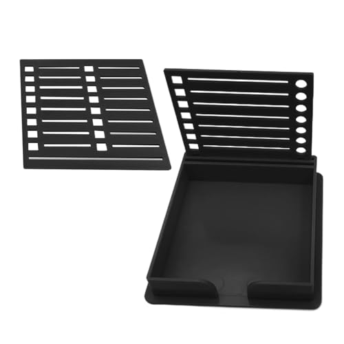 Sticky Note Holder For Desk,Versatile Sticky Note Stencil, Sticky Note Dispenser Compatible, Teachers Double Insert Storage Box, School Supplies Desk Accessories, For Home, School, Business Sticky Note Holder For Desk,Versatile Sticky Note Stencil, Sticky Note Dispenser Compatible, Teachers Double Insert Storage Box, School Supplies Desk Accessories, For Home, School, Business von Yulokdwi
