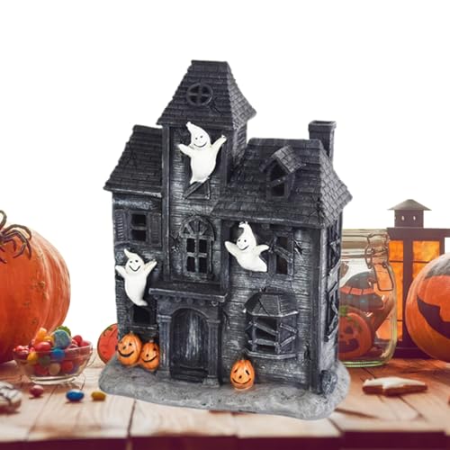 Yulokdwi Halloween häuser - Beleuchtetes Geisterhaus für Partys und Feste - Tischdekoration Wohnaccessoires Für Wohnzimmer Schlafzimmer Küche Studentenzimmer Kaminbank Bücherregal Yulokdwi Halloween häuser - Beleuchtetes Geisterhaus für Partys und Feste - Tischdekoration Wohnaccessoires Für Wohnzimmer Schlafzimmer Küche Studentenzimmer Kaminbank Bücherregal von Yulokdwi
