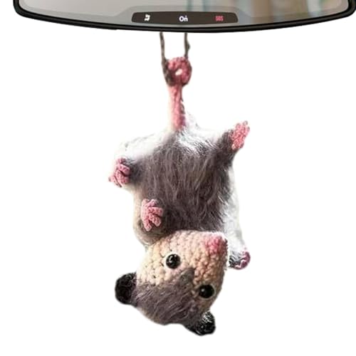 Yulokdwi Mäuse-Auto-Charm, handgefertigte gestrickte Mäuse-Häkelgeschenke - Acryl-Rückspiegel-Zubehör | Autoanhänger in lebendigen Farben für Geburtstag, Weihnachten, Erntedankfest Yulokdwi Mäuse-Auto-Charm, handgefertigte gestrickte Mäuse-Häkelgeschenke - Acryl-Rückspiegel-Zubehör | Autoanhänger in lebendigen Farben für Geburtstag, Weihnachten, Erntedankfest von Yulokdwi