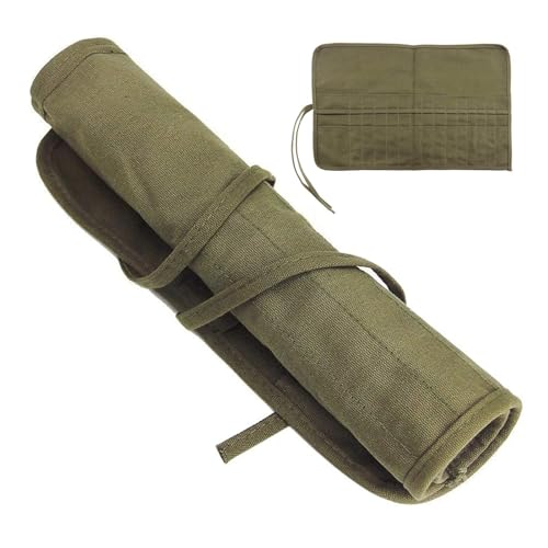 Yulokdwi Pinseletui, Pinselhalter,Leinwand-Rolltasche, Make-up-Pinsel-Etui, Organizer | Multifunktionale Rolltasche für Mal-, Zeichen- und Künstlerbedarf, tragbare Aufbewahrungstasche für Pinsel Yulokdwi Pinseletui, Pinselhalter,Leinwand-Rolltasche, Make-up-Pinsel-Etui, Organizer | Multifunktionale Rolltasche für Mal-, Zeichen- und Künstlerbedarf, tragbare Aufbewahrungstasche für Pinsel von Yulokdwi