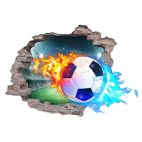 YunBey Fussball Wandsticker 3D Fußball Wandtatto Kinderzimmer Dekoration Selbstklebend Durchbruch Fussball Wandtattoo für Kinderzimmer Jugendzimmer Schlafzimmer YunBey Fussball Wandsticker 3D Fußball Wandtatto Kinderzimmer Dekoration Selbstklebend Durchbruch Fussball Wandtattoo für Kinderzimmer Jugendzimmer Schlafzimmer von YunBey