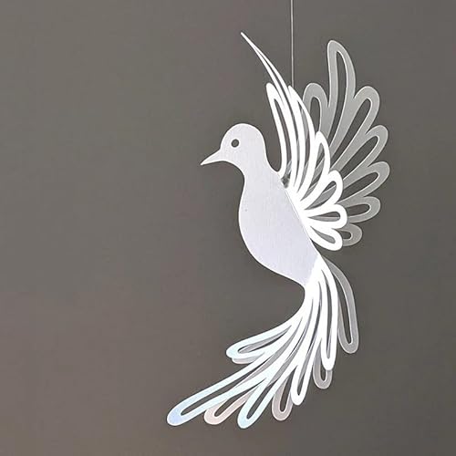 Vogel Metall Stanzformen 3D Hängende Taube Stanzformen Schablonen DIY Scrapbooking Album dekorative Prägepapier Stanzformen für Kartenherstellung von YunTrip