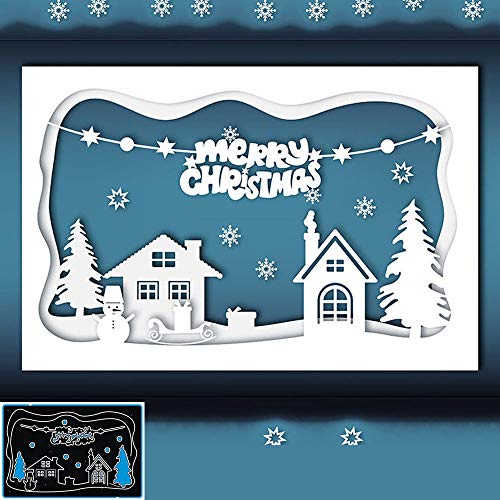 YunTrip Stanzformen für Grußkarten, Schneehaus Metall, Schablone für Bastelarbeiten, Scrapbooking, Album, Prägung, Foto, Basteln, Papierkarten, dekorative Bastelarbeiten YunTrip Stanzformen für Grußkarten, Schneehaus Metall, Schablone für Bastelarbeiten, Scrapbooking, Album, Prägung, Foto, Basteln, Papierkarten, dekorative Bastelarbeiten von YunTrip