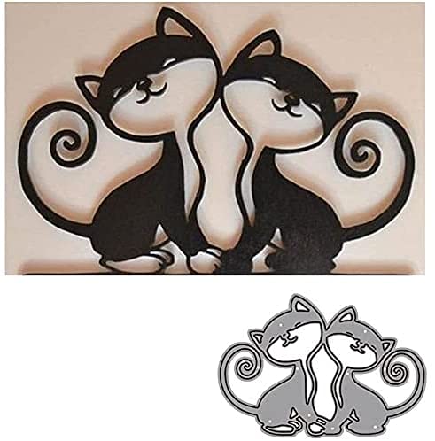 YunTrip Stanzformen für Kartenherstellung, 2 Stück, Tier-Katzen-Metall-Stanzformen für DIY Scrapbooking, Alben, Prägung, Foto, Basteln, Papier, Karten, dekorative Bastelarbeiten YunTrip Stanzformen für Kartenherstellung, 2 Stück, Tier-Katzen-Metall-Stanzformen für DIY Scrapbooking, Alben, Prägung, Foto, Basteln, Papier, Karten, dekorative Bastelarbeiten von YunTrip