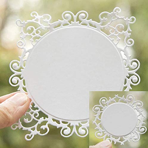 YunTrip Stanzformen für Kartenherstellung, 4 Stück, Blumenspitzenrahmen, Metall-Stanzformen für DIY, Scrapbooking, Alben, Prägung, Papierkarten, dekoratives Handwerk YunTrip Stanzformen für Kartenherstellung, 4 Stück, Blumenspitzenrahmen, Metall-Stanzformen für DIY, Scrapbooking, Alben, Prägung, Papierkarten, dekoratives Handwerk von YunTrip