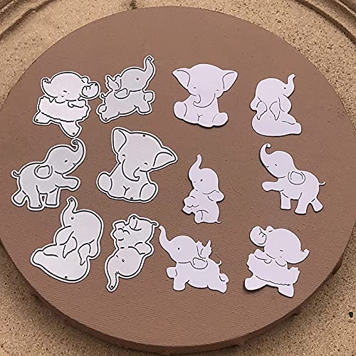 YunTrip Stanzformen für Kartenherstellung, 6 Elefanten, Metall-Stanzformen für DIY Scrapbooking, Alben, Prägung, Foto, Basteln, Papier, Karten, dekorative Bastelarbeiten YunTrip Stanzformen für Kartenherstellung, 6 Elefanten, Metall-Stanzformen für DIY Scrapbooking, Alben, Prägung, Foto, Basteln, Papier, Karten, dekorative Bastelarbeiten von YunTrip