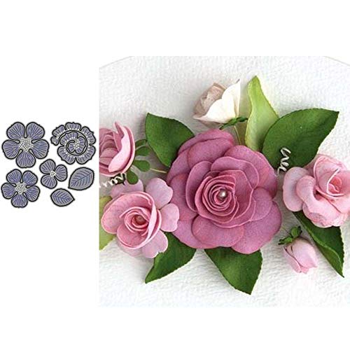 YunTrip Stanzformen für Kartenherstellung, Blumen- und Blätter-Set, Metall-Stanzformen für DIY Scrapbooking, Alben, Prägung, Fotokunst, Papier, Karten, dekorative Bastelarbeiten YunTrip Stanzformen für Kartenherstellung, Blumen- und Blätter-Set, Metall-Stanzformen für DIY Scrapbooking, Alben, Prägung, Fotokunst, Papier, Karten, dekorative Bastelarbeiten von YunTrip