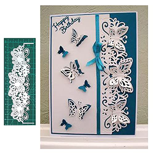 YunTrip Stanzformen für Kartenherstellung, Spitze, Schmetterling, Rand, Metall, Stanzschablonen für DIY Scrapbooking, Fotoalbum, Papier, dekorative Handwerk für Grußkarten/Einladungen YunTrip Stanzformen für Kartenherstellung, Spitze, Schmetterling, Rand, Metall, Stanzschablonen für DIY Scrapbooking, Fotoalbum, Papier, dekorative Handwerk für Grußkarten/Einladungen von YunTrip