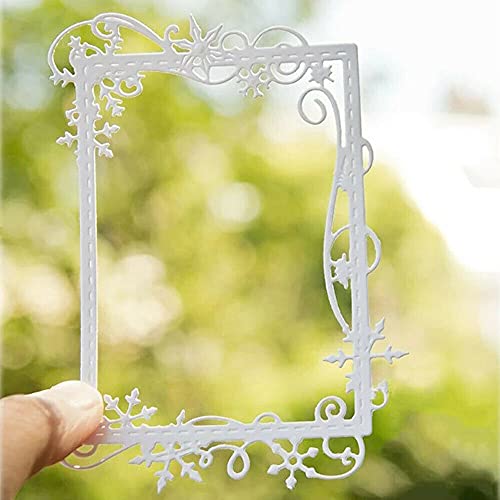 YunTrip Stanzformen für Kartenherstellung, Weihnachten, Schneeflocken-Rahmen, Metall-Stanzformen für DIY Scrapbooking, Alben, Prägung, Foto, Basteln, Papierkarten, dekorative Bastelarbeiten YunTrip Stanzformen für Kartenherstellung, Weihnachten, Schneeflocken-Rahmen, Metall-Stanzformen für DIY Scrapbooking, Alben, Prägung, Foto, Basteln, Papierkarten, dekorative Bastelarbeiten von YunTrip
