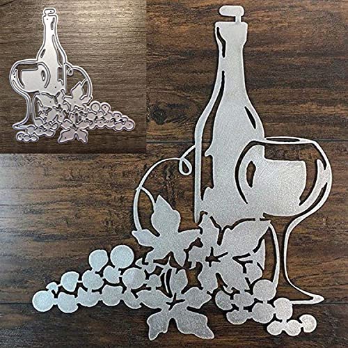 YunTrip Stanzformen für Kartenherstellung, Weinflaschenbecher, Metall, Stanzschablone für DIY, Scrapbooking, Album, Prägung, Foto, Basteln, Papierkarten, dekoratives Handwerk YunTrip Stanzformen für Kartenherstellung, Weinflaschenbecher, Metall, Stanzschablone für DIY, Scrapbooking, Album, Prägung, Foto, Basteln, Papierkarten, dekoratives Handwerk von YunTrip