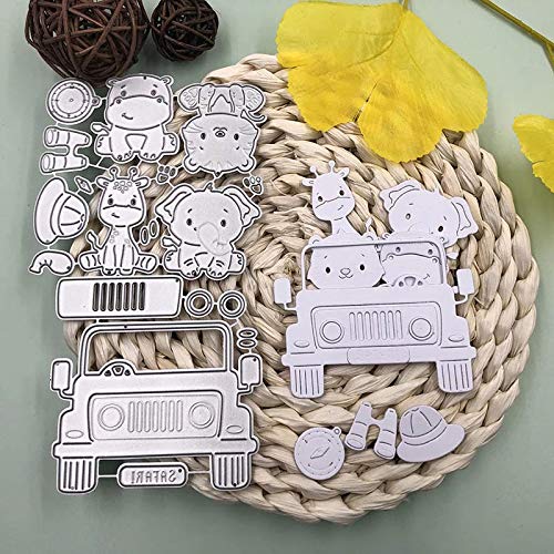YunTrip Stanzformen für Kartenherstellung, niedliche Tiere auf dem Auto, Metall-Stanzformen für DIY Scrapbooking, Alben, Prägung, Foto, Basteln, Papier, Karten, dekorative Bastelarbeiten YunTrip Stanzformen für Kartenherstellung, niedliche Tiere auf dem Auto, Metall-Stanzformen für DIY Scrapbooking, Alben, Prägung, Foto, Basteln, Papier, Karten, dekorative Bastelarbeiten von YunTrip