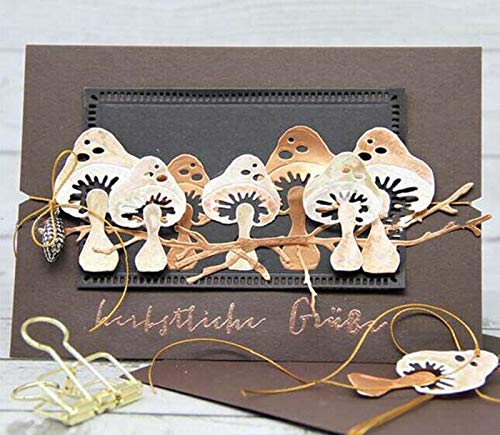 YunTrip Stanzformen für die Kartenherstellung, Pilzform, Metall, für Bastelarbeiten, Scrapbooking, Alben, Prägung, Foto, Basteln, Papier, Karten, dekorative Bastelarbeiten YunTrip Stanzformen für die Kartenherstellung, Pilzform, Metall, für Bastelarbeiten, Scrapbooking, Alben, Prägung, Foto, Basteln, Papier, Karten, dekorative Bastelarbeiten von YunTrip