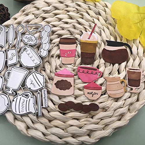 YunTrip Stanzformen für die Kartenherstellung, für Getränke, Kaffeetassen, Metall-Stanzformen für Heimwerker, Scrapbooking, Alben, Prägung, Foto, Basteln, Papier, Karten, dekorative Bastelarbeiten YunTrip Stanzformen für die Kartenherstellung, für Getränke, Kaffeetassen, Metall-Stanzformen für Heimwerker, Scrapbooking, Alben, Prägung, Foto, Basteln, Papier, Karten, dekorative Bastelarbeiten von YunTrip