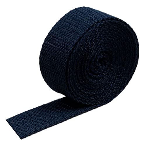 YunYunStrap Gurtband Baumwolle für Taschen Zum Nähen Taschengriffe, Polsterbänder, 5 Yards/Rolle von YunYunStrap