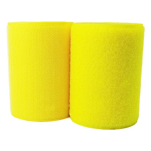 YunYunStrap Klettband zum Aufnähen 100mm, nicht selbstklebende Nylonstreifen auf der Rückseite, Stoffverschluss von YunYunStrap