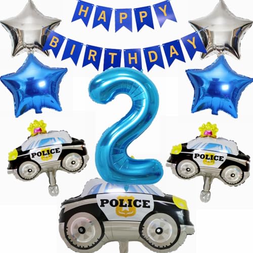 Yunchu Online 2. Polizei Geburtstag Dekoration Polizei Tortendeko Luftballons Polizei 2 Geburtstag Luftballon Blau Zahl 2 Helium Ballon für Polizei Motto Party Junge Geburtstag Party Supplies Yunchu Online 2. Polizei Geburtstag Dekoration Polizei Tortendeko Luftballons Polizei 2 Geburtstag Luftballon Blau Zahl 2 Helium Ballon für Polizei Motto Party Junge Geburtstag Party Supplies von Yunchu Online