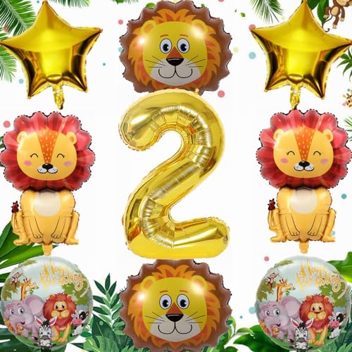 Yunchu Online 2.Geburtstag Dschungel Dekoration Löwe Luftballon Set 2 Geburtstag Junge Mädchen Dschungel Tiere Folienballons Luftballons 2. Geburtstag 2 Jahr Dschungel Geburtstag Dekoration Yunchu Online 2.Geburtstag Dschungel Dekoration Löwe Luftballon Set 2 Geburtstag Junge Mädchen Dschungel Tiere Folienballons Luftballons 2. Geburtstag 2 Jahr Dschungel Geburtstag Dekoration von Yunchu Online