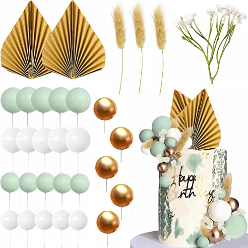 Yunchu Online 42 Stück Boho Tortenaufsatz Dekoration Geburtstag Kuchen Dekoration Kugel Blumen Golden Tortendeko Kugeln Tortendeko Kugeln Kuchen Deko Hochzeit Cupcake Topper für Geburtstag Babyparty Yunchu Online 42 Stück Boho Tortenaufsatz Dekoration Geburtstag Kuchen Dekoration Kugel Blumen Golden Tortendeko Kugeln Tortendeko Kugeln Kuchen Deko Hochzeit Cupcake Topper für Geburtstag Babyparty von Yunchu Online