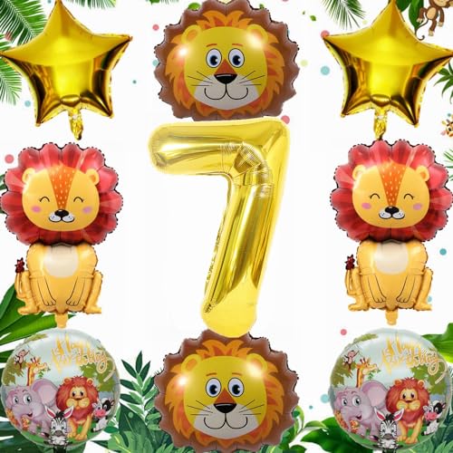 Yunchu Online 7.Geburtstag Dschungel Dekoration Löwe Luftballon Set 7 Geburtstag Junge Mädchen Dschungel Tiere Folienballons Luftballons 7. Geburtstag 7 Jahr Dschungel Geburtstag Dekoration Yunchu Online 7.Geburtstag Dschungel Dekoration Löwe Luftballon Set 7 Geburtstag Junge Mädchen Dschungel Tiere Folienballons Luftballons 7. Geburtstag 7 Jahr Dschungel Geburtstag Dekoration von Yunchu Online