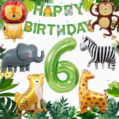 Yunchu Online Deko 6. Geburtstag 6 Jahr Dschungel Dekoration 6. Geburtstag Dekoration Junge Mädchen Dschungel Tiere Folienballons Luftballons 6. Geburtstag 6 Jahr Dschungel Geburtstag Dekoration Yunchu Online Deko 6. Geburtstag 6 Jahr Dschungel Dekoration 6. Geburtstag Dekoration Junge Mädchen Dschungel Tiere Folienballons Luftballons 6. Geburtstag 6 Jahr Dschungel Geburtstag Dekoration von Yunchu Online