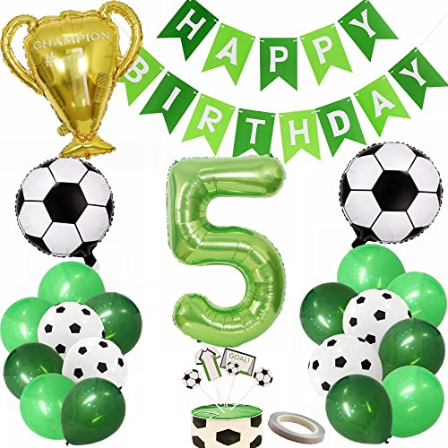 Yunchu Online Fußball Luftballon 5. Geburtstag Dekoration Grün Junge Cake Topper Party Deko Luftballons Geschenk Yunchu Online Fußball Luftballon 5. Geburtstag Dekoration Grün Junge Cake Topper Party Deko Luftballons Geschenk von Yunchu Online