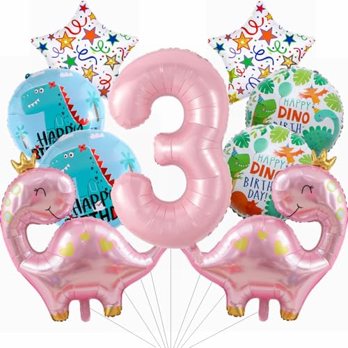 Yunchu Online Kindergeburtstag Dino Deko Dinosaurier Ballons Mädchen 3. Geburtstag Dekoration Dinosaurier Snummer für Dino Party Yunchu Online Kindergeburtstag Dino Deko Dinosaurier Ballons Mädchen 3. Geburtstag Dekoration Dinosaurier Snummer für Dino Party von Yunchu Online