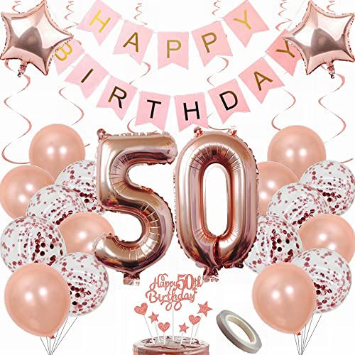 Yunchu Online Luftballon 50. Geburtstag Frauen Dekoration Rosegold Geburtstag Party Deko 50. Geburtstag Frauen Tortendeko 50 Geburtstag Frauen Deko Geschenk 50. Geburtstag Dekoration Ballon Yunchu Online Luftballon 50. Geburtstag Frauen Dekoration Rosegold Geburtstag Party Deko 50. Geburtstag Frauen Tortendeko 50 Geburtstag Frauen Deko Geschenk 50. Geburtstag Dekoration Ballon von Yunchu Online