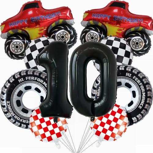 Yunchu Online Luftballon Auto Geburtstag Kit Monster Truck Cars Geburtstagsdeko Junge 10. Truck Geburtstag Dekoration Auto Thema Party Dekorationen für Monster Truck Rennen Auto Theme Party Supplies Yunchu Online Luftballon Auto Geburtstag Kit Monster Truck Cars Geburtstagsdeko Junge 10. Truck Geburtstag Dekoration Auto Thema Party Dekorationen für Monster Truck Rennen Auto Theme Party Supplies von Yunchu Online