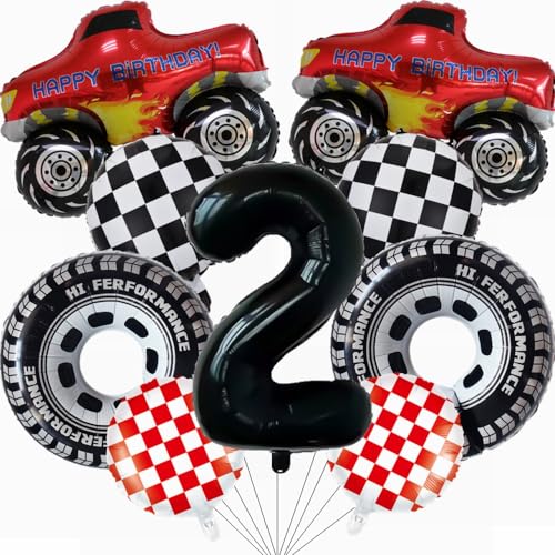 Yunchu Online Luftballon Auto Geburtstag Kit Monster Truck Cars Geburtstagsdeko Junge 2. Truck Geburtstag Dekoration Auto Thema Party Dekorationen für Monster Truck Rennen Auto Theme Party Supplies Yunchu Online Luftballon Auto Geburtstag Kit Monster Truck Cars Geburtstagsdeko Junge 2. Truck Geburtstag Dekoration Auto Thema Party Dekorationen für Monster Truck Rennen Auto Theme Party Supplies von Yunchu Online