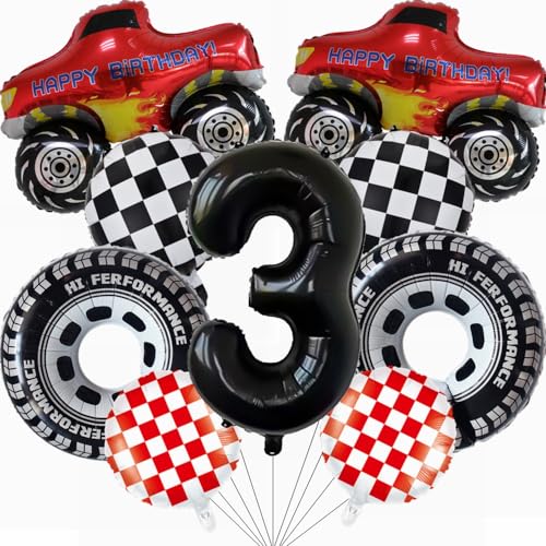 Yunchu Online Luftballon Auto Geburtstag Kit Monster Truck Cars Geburtstagsdeko Junge 3. Truck Geburtstag Dekoration Auto Thema Party Dekorationen für Monster Truck Rennen Auto Theme Party Supplies Yunchu Online Luftballon Auto Geburtstag Kit Monster Truck Cars Geburtstagsdeko Junge 3. Truck Geburtstag Dekoration Auto Thema Party Dekorationen für Monster Truck Rennen Auto Theme Party Supplies von Yunchu Online