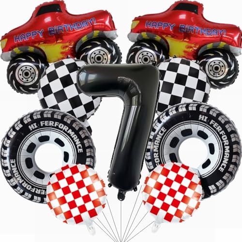 Yunchu Online Luftballon Auto Geburtstag Kit Monster Truck Cars Geburtstagsdeko Junge 7. Truck Geburtstag Dekoration Auto Thema Party Dekorationen für Monster Truck Rennen Auto Theme Party Supplies Yunchu Online Luftballon Auto Geburtstag Kit Monster Truck Cars Geburtstagsdeko Junge 7. Truck Geburtstag Dekoration Auto Thema Party Dekorationen für Monster Truck Rennen Auto Theme Party Supplies von Yunchu Online