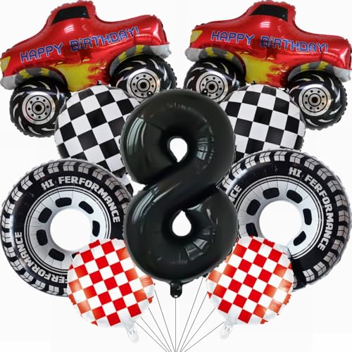 Yunchu Online Luftballon Auto Geburtstag Kit Monster Truck Cars Geburtstagsdeko Junge 8. Truck Geburtstag Dekoration Auto Thema Party Dekorationen für Monster Truck Rennen Auto Theme Party Supplies Yunchu Online Luftballon Auto Geburtstag Kit Monster Truck Cars Geburtstagsdeko Junge 8. Truck Geburtstag Dekoration Auto Thema Party Dekorationen für Monster Truck Rennen Auto Theme Party Supplies von Yunchu Online