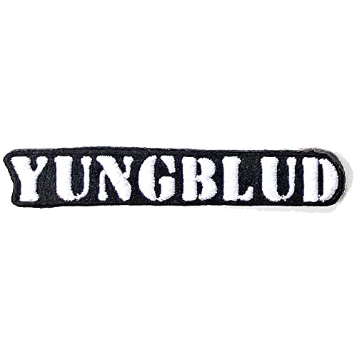 Yungblud - Schablone - Aufnäher zum Aufbügeln - Baumwolle Logo (Einheitsgröße) (Schwarz/Weiß) von Yungblud
