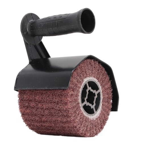 Polierpoliermaschine, Handgehaltene Metallpoliermaschine mit Einstellbarer Geschwindigkeit, Zusatzgriff, M10-Winkelschleifer-Zubehörset, für die Oberflächenbeschaffenheit von Yunir